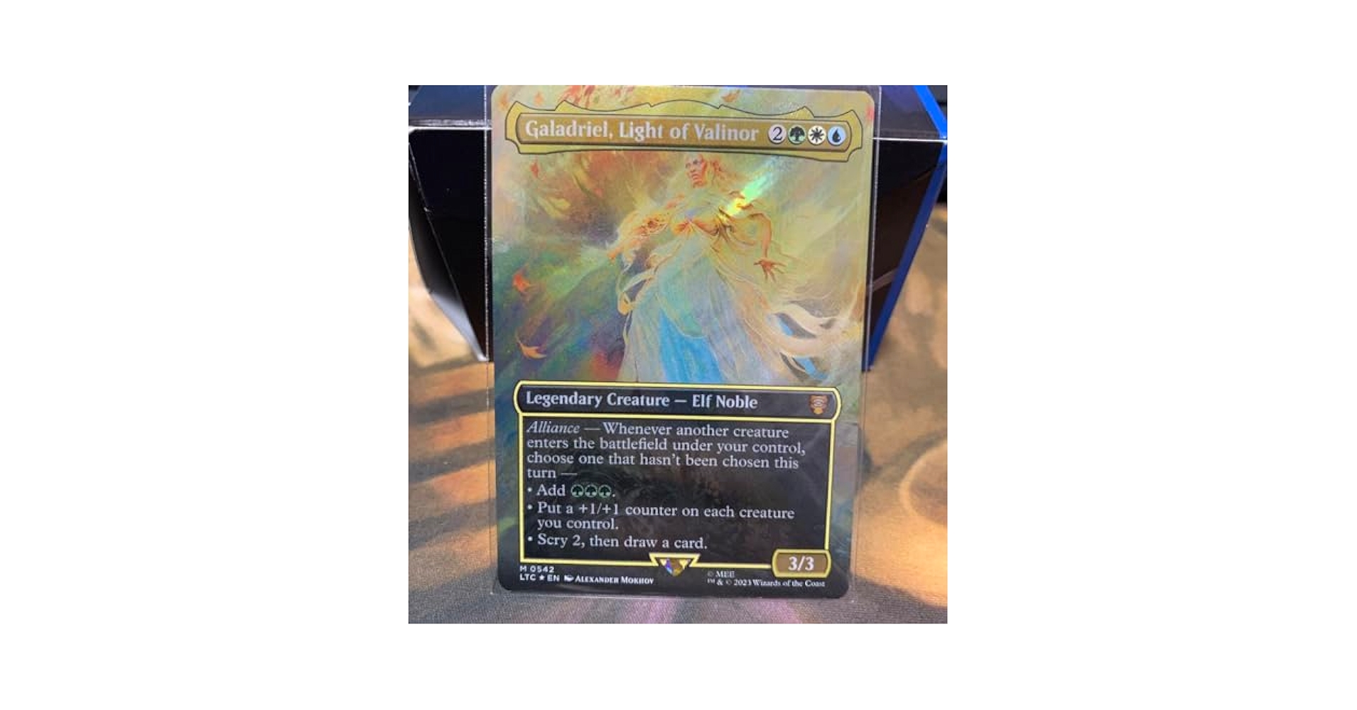 MTG Galadriel Light of Valinor マジック Galadriel, Light of Valinor - Proxy Full Art Custom Card - Etsy